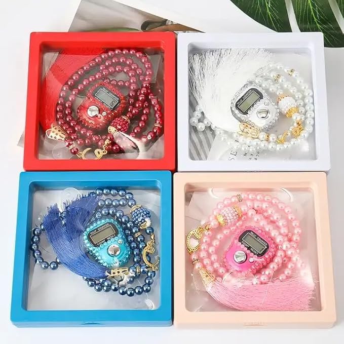 Prayer Tasbeeh with Digital Tally Counter Visible Box