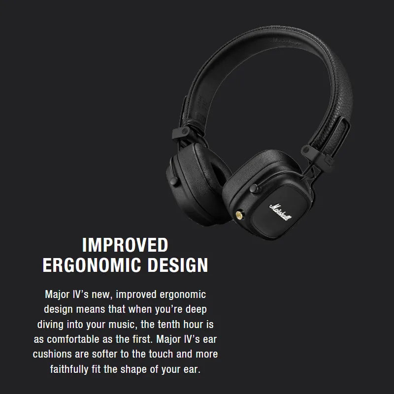Marshall Major IV On-Ear Bluetooth Headphone