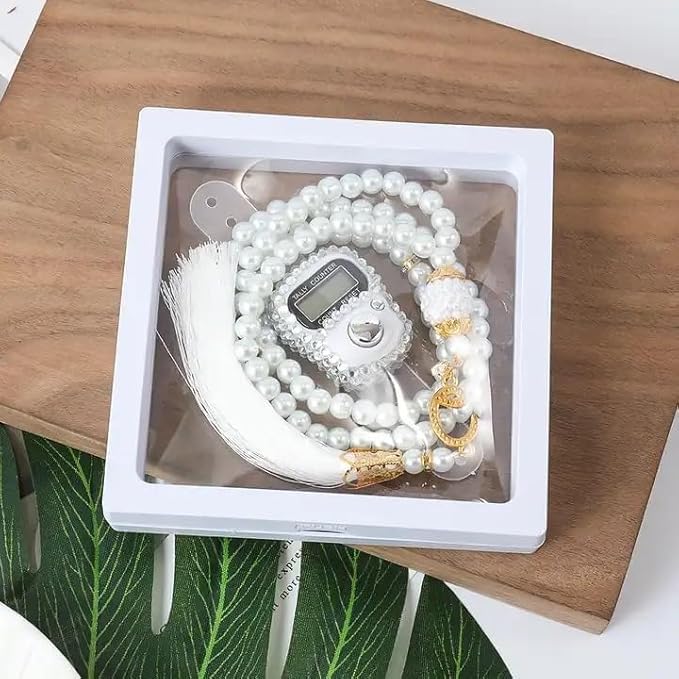 Prayer Tasbeeh with Digital Tally Counter Visible Box