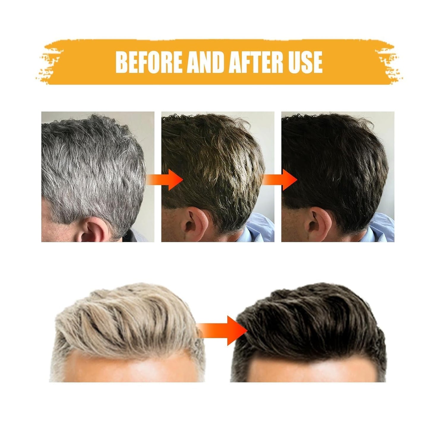 Black Soap Bar Shampoo for Men Hair and Beard Repair