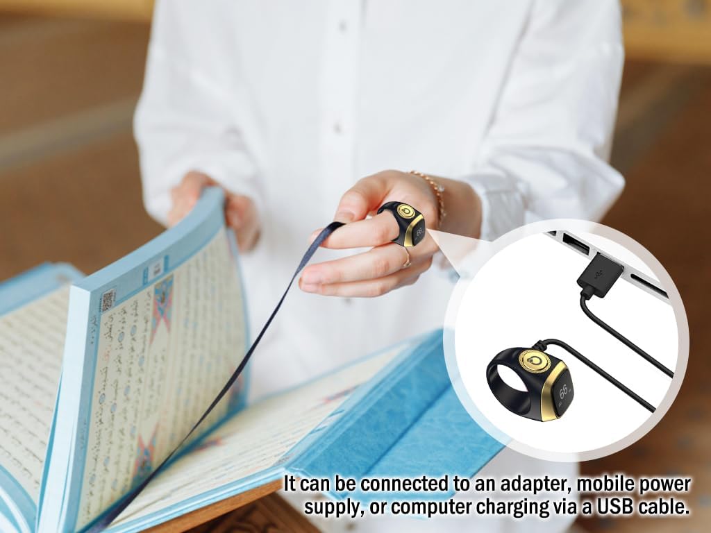 Smart Tasbih Zikr Ring